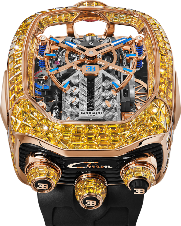 Jacob &amp; Co Bugatti Chiron Tourbillon Zafiros Baguette