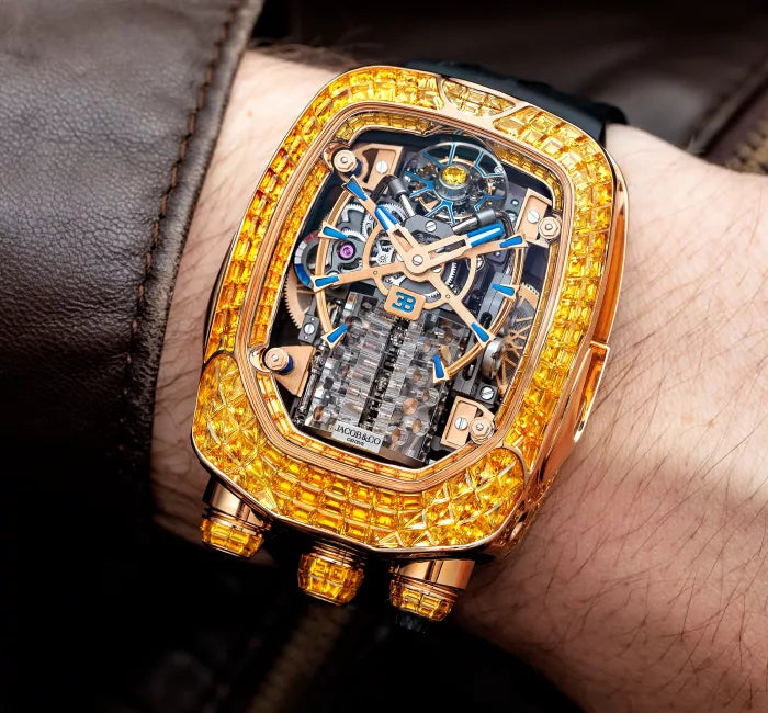 Jacob &amp; Co Bugatti Chiron Tourbillon Zafiros Baguette