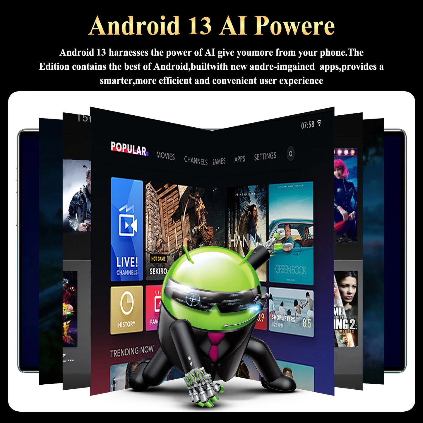 Tableta de 11,6 pulgadas Android 13.0 Phablet MTK6797 16GB RAM 1TB ROM 2024