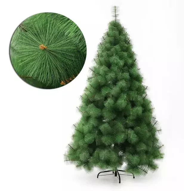 Green and White Pine Christmas Tree, 60cm, 90cm, 120cm, 150cm, 180cm, 210cm