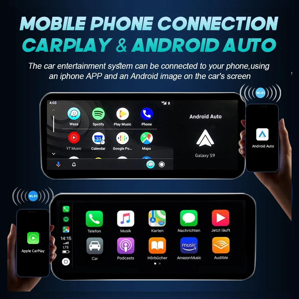 Android 14 8 + 128gb carplay para audi a6 c6 4f 2005-2009/2009-2011 gps...