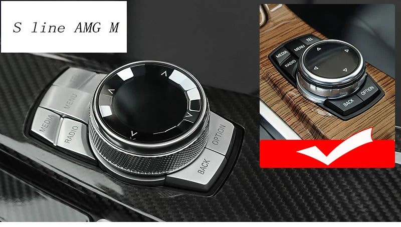 For BMW 5 6 7 Series f10 f18 f11 f12 f13 f01 f02 Car Center control crystal Multimedia Buttons