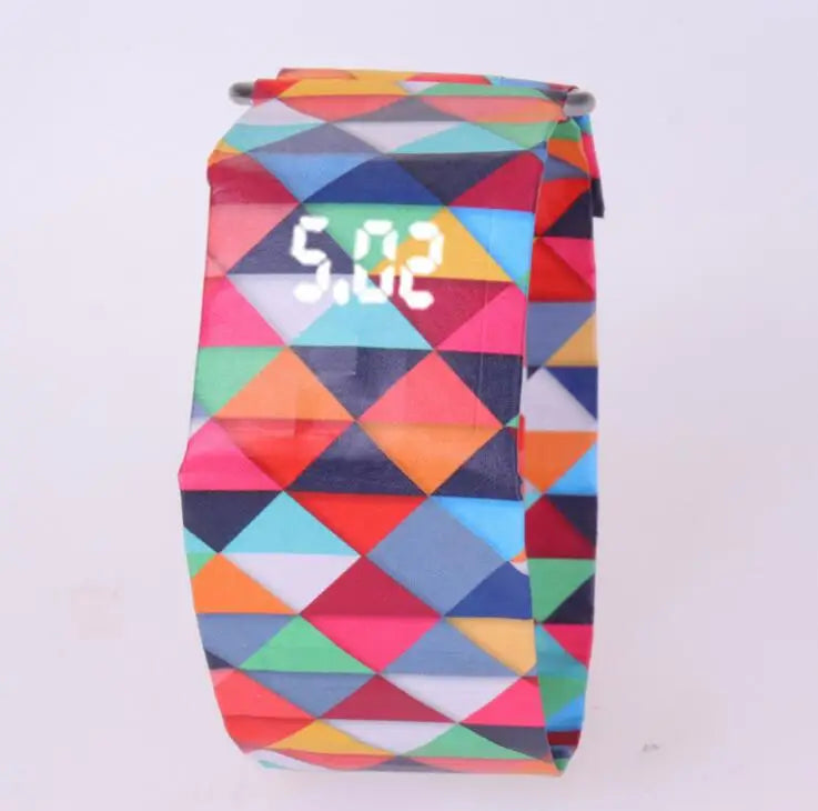 New Fashion Watches Creative Paper. Watch Led Digital