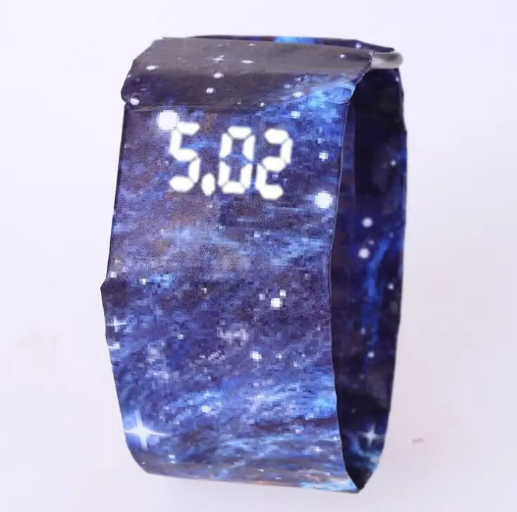 New Fashion Watches Creative Paper. Watch Led Digital