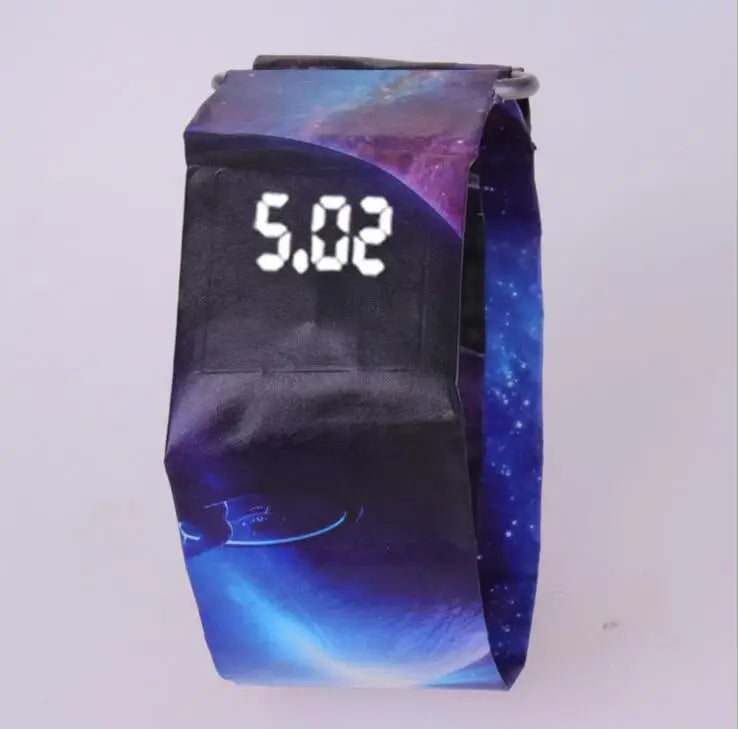 New Fashion Watches Creative Paper. Watch Led Digital