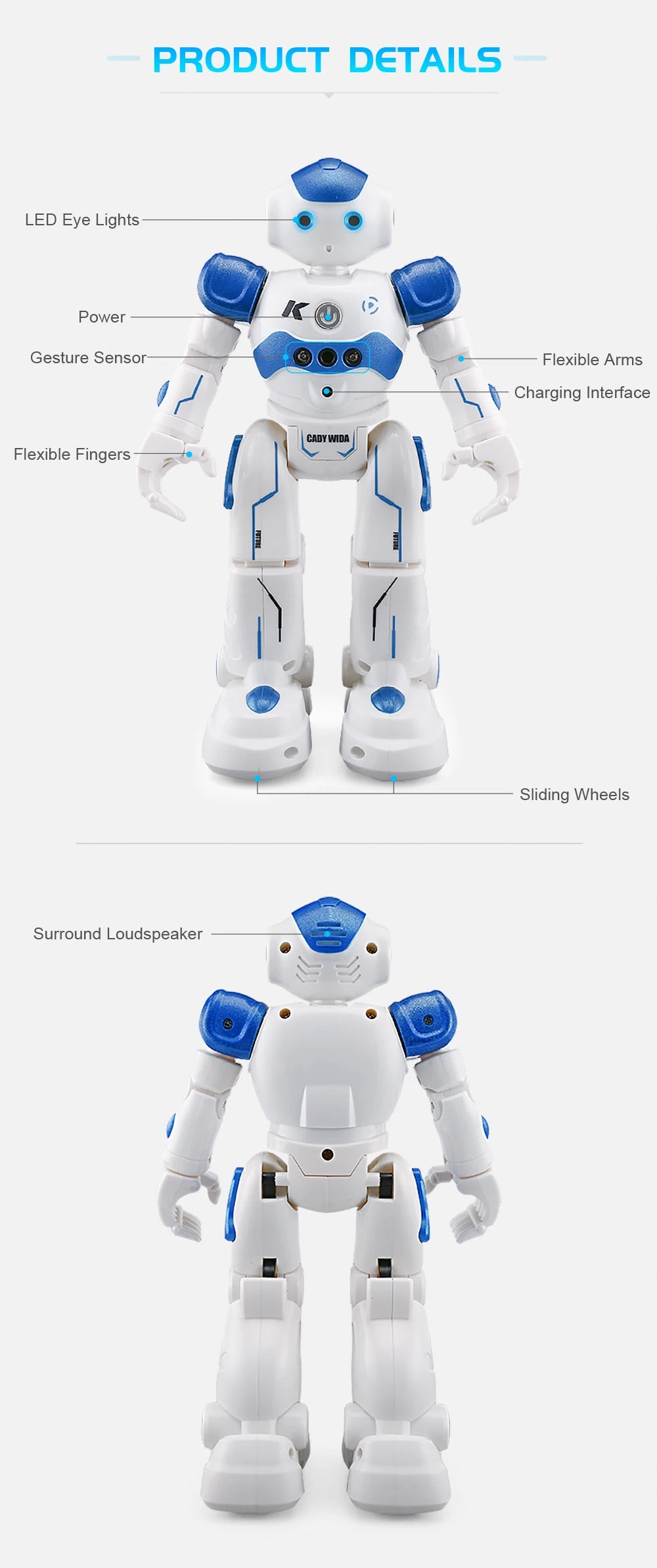 Robot Toy IR Gesture Remote control