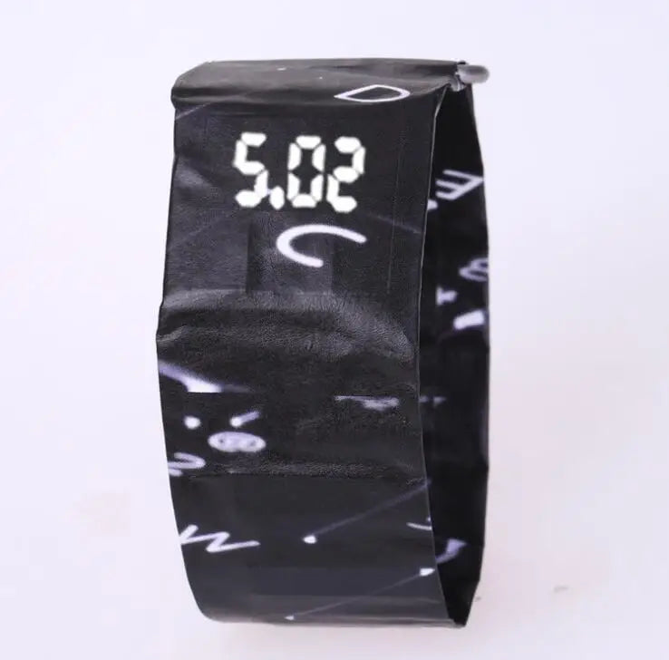 New Fashion Watches Creative Paper. Watch Led Digital