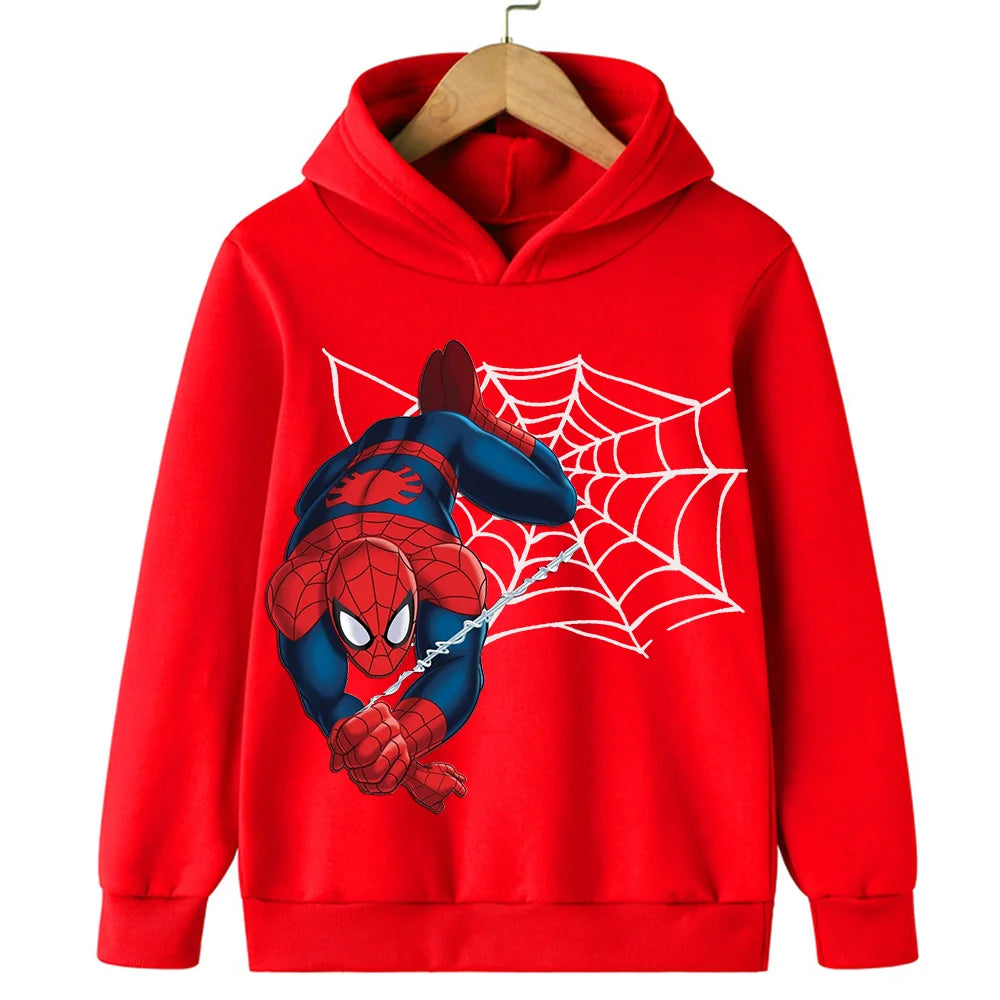 Spiderman hoodie Child coat clothing