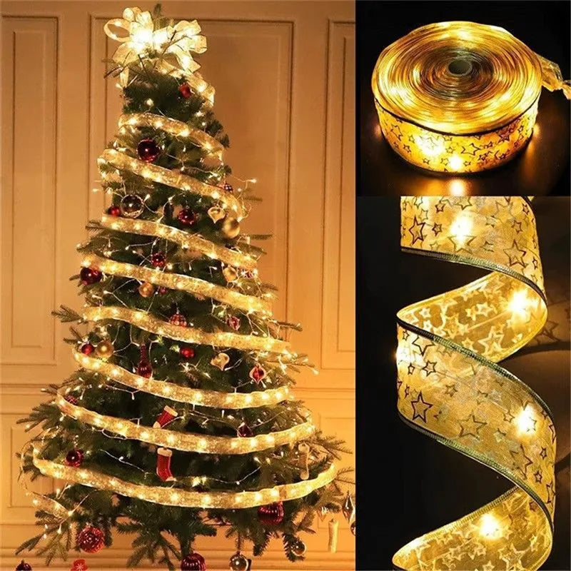 Christmas Decoration LED Ribbon Fairy Lights