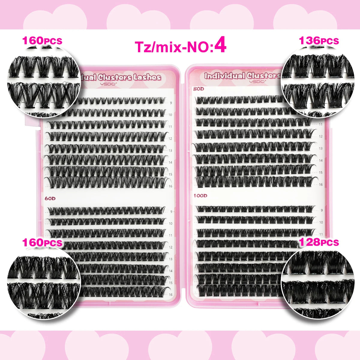 Individual Lashes 40D/60D/80D