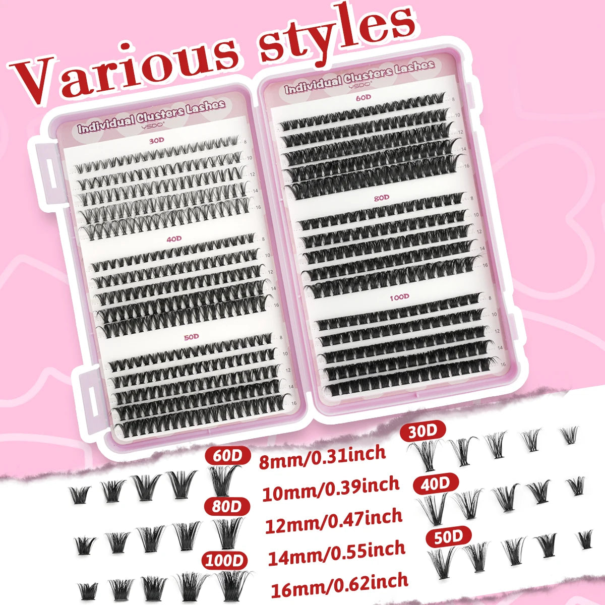 Individual Lashes 40D/60D/80D