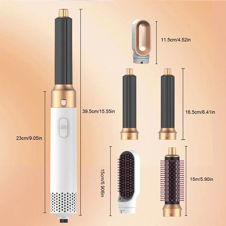 Professional Air Hair Styler 5 In 1 Low 1000W