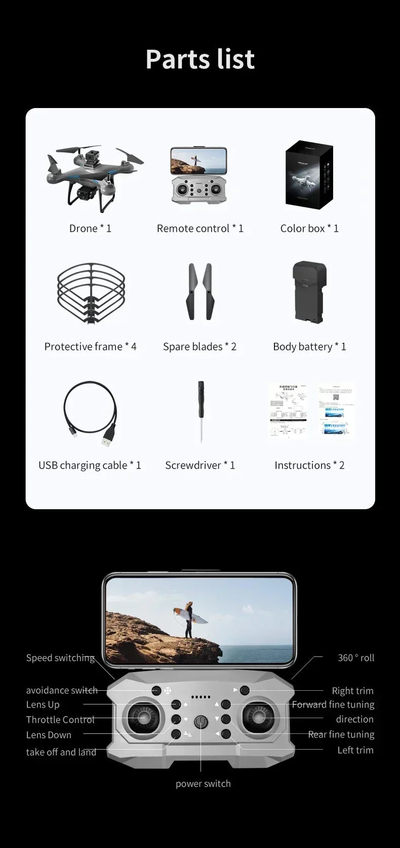 Xiaomi KY102 Drone 8K Professional Dual Camera