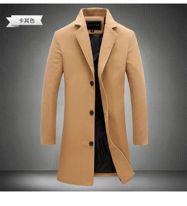 Long cotton coat, Autumn, Winter, 2024 