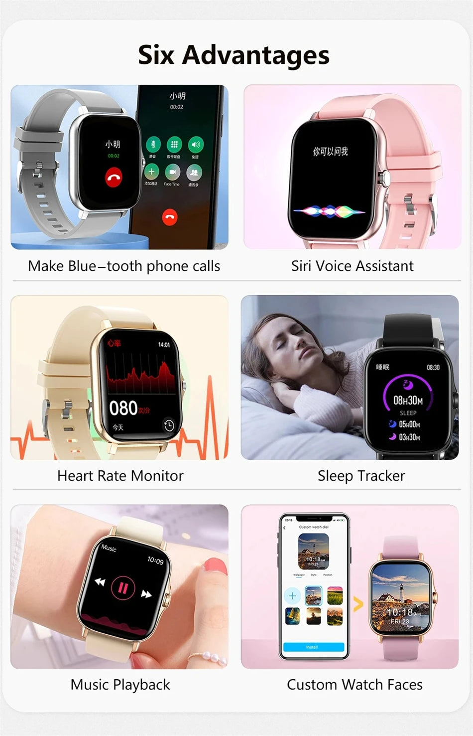 Smart Watch For Men Women