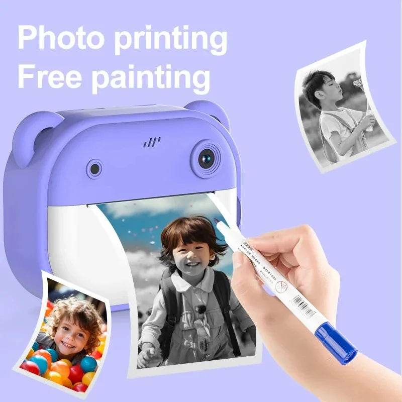 Children Digital Camera Instant Print for Kids Thermal