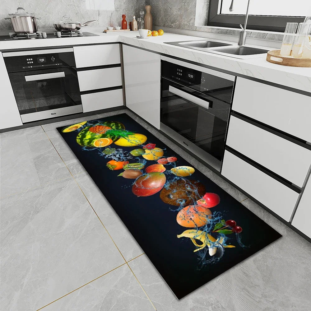 Kitchen Rug Durable Home Entrance Doormat High-end Kitchen Mats for Floor Waterproof House Hold Washable Non-slip Large Carpet