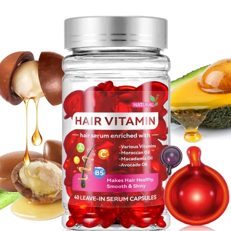 Agam Vitamin Oil Hair Care Essence 40 Capsules