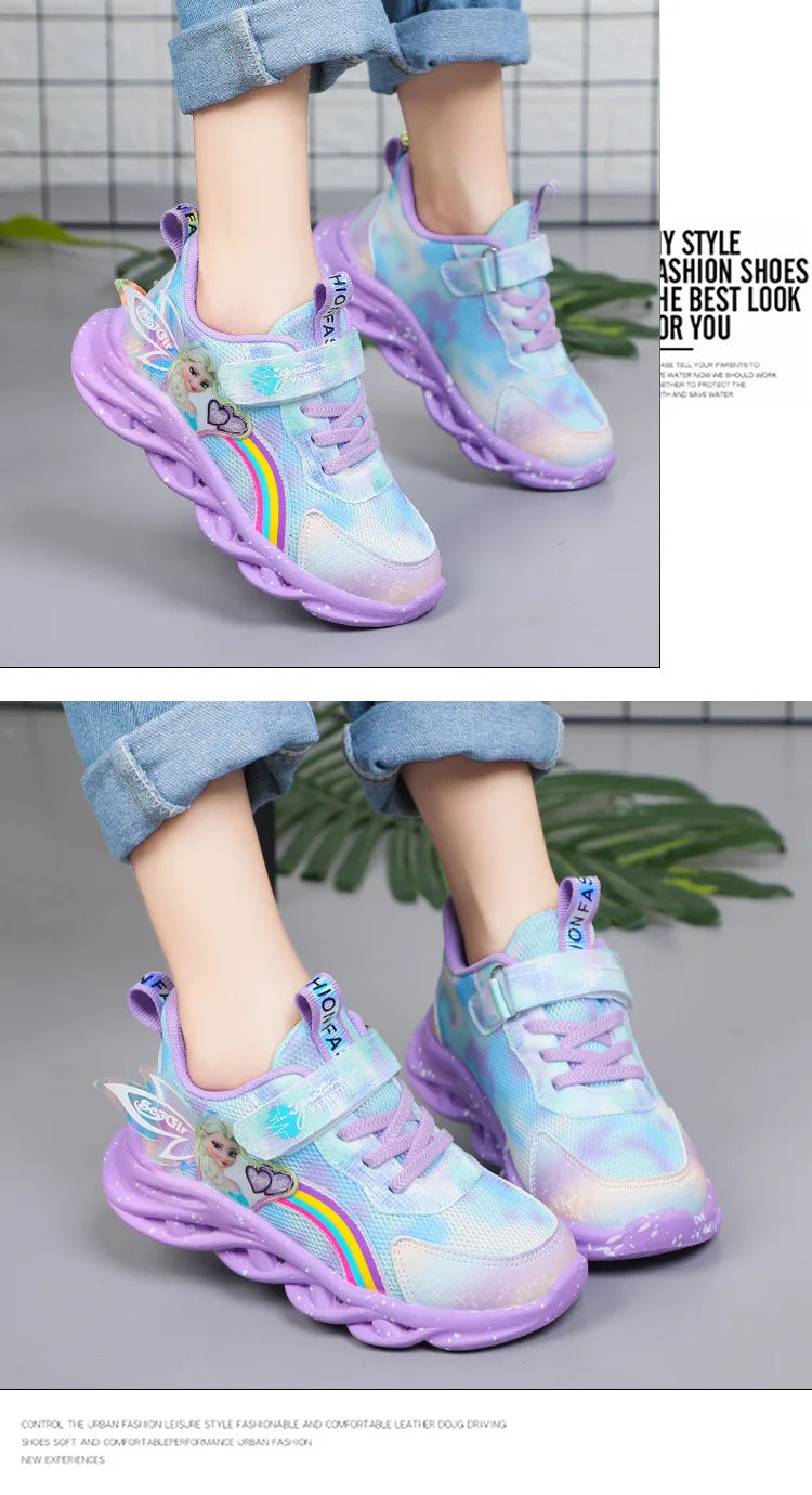 Disney Girls' Casual Shoes Led Lights Size 22-37