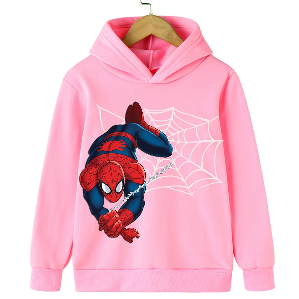 Spiderman hoodie Child coat clothing