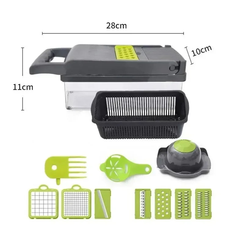 14/16 in 1 Multifunctional Vegetable Chopper Slicer