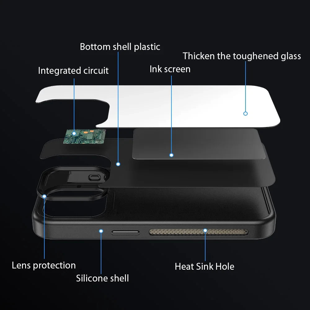 Smart Phone Cases For iphone/Screen DIY Wireless Transmission Screen