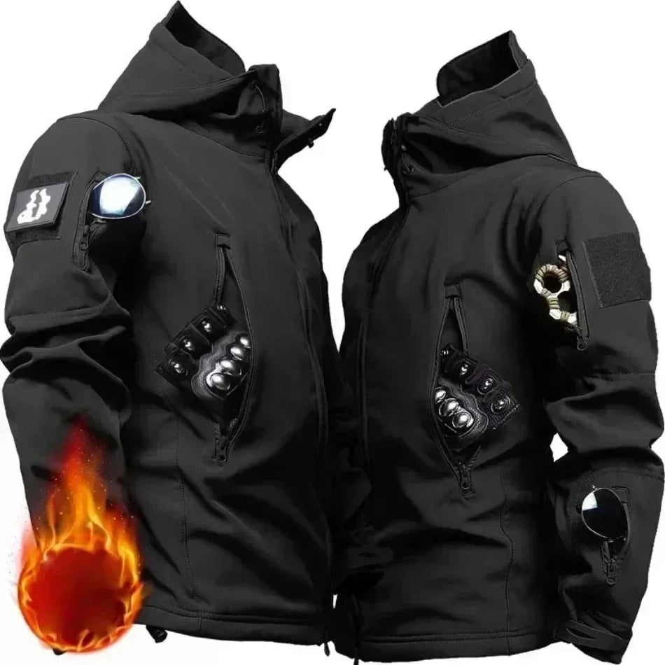 Men's Winter Autumn Fleece Jackets Tactical Waterproof