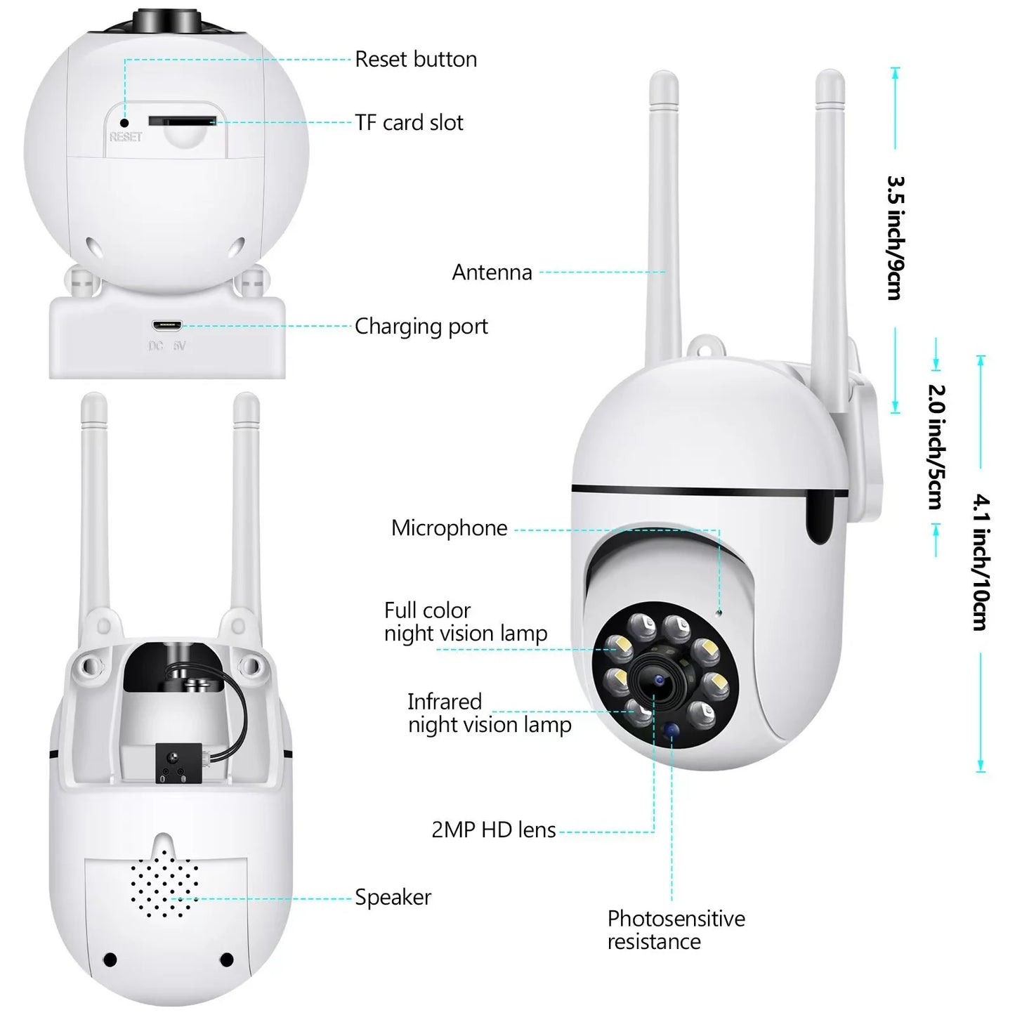 5G 1080P Cameras Wifi Video