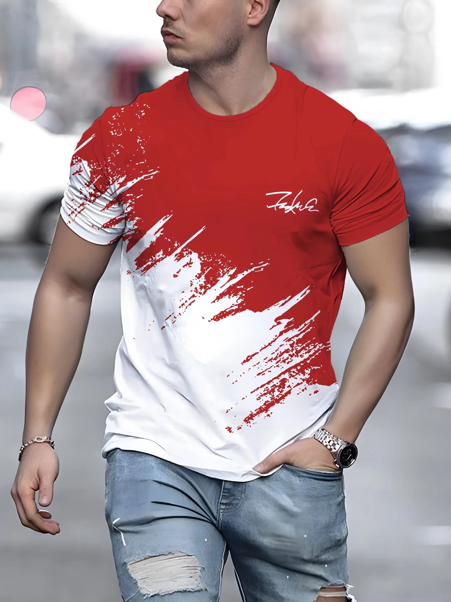 Men's short sleeve t-shirt 2 colors