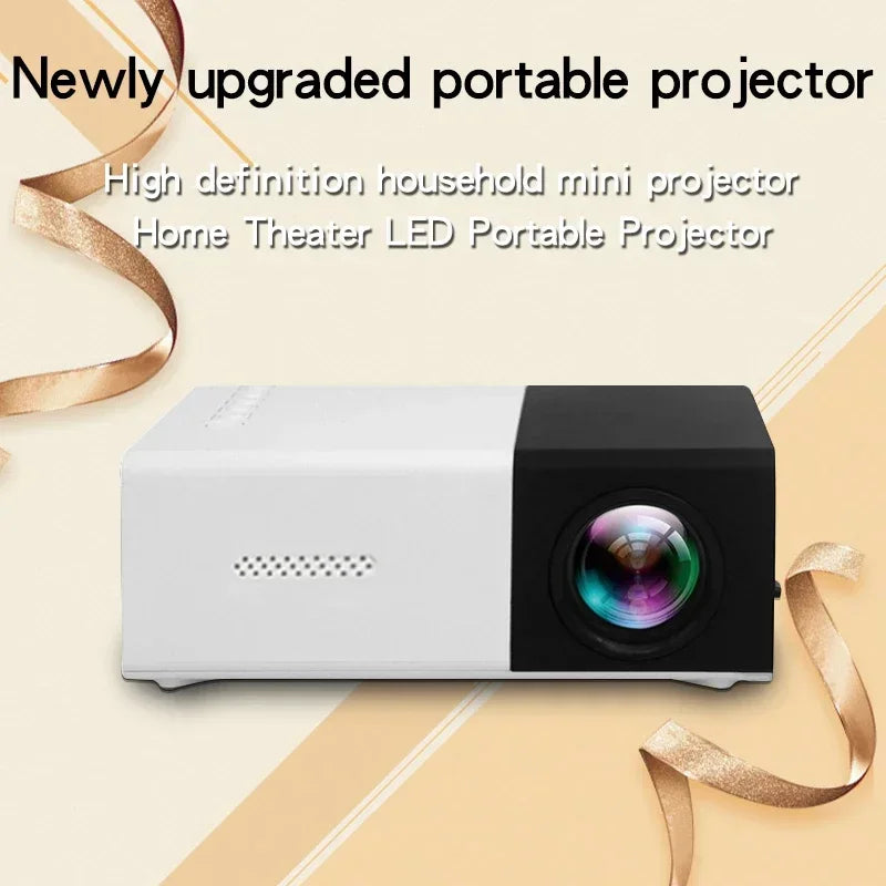 Mini proyector, adecuado para películas, cines y experiencias de juegos para acampar al aire libre