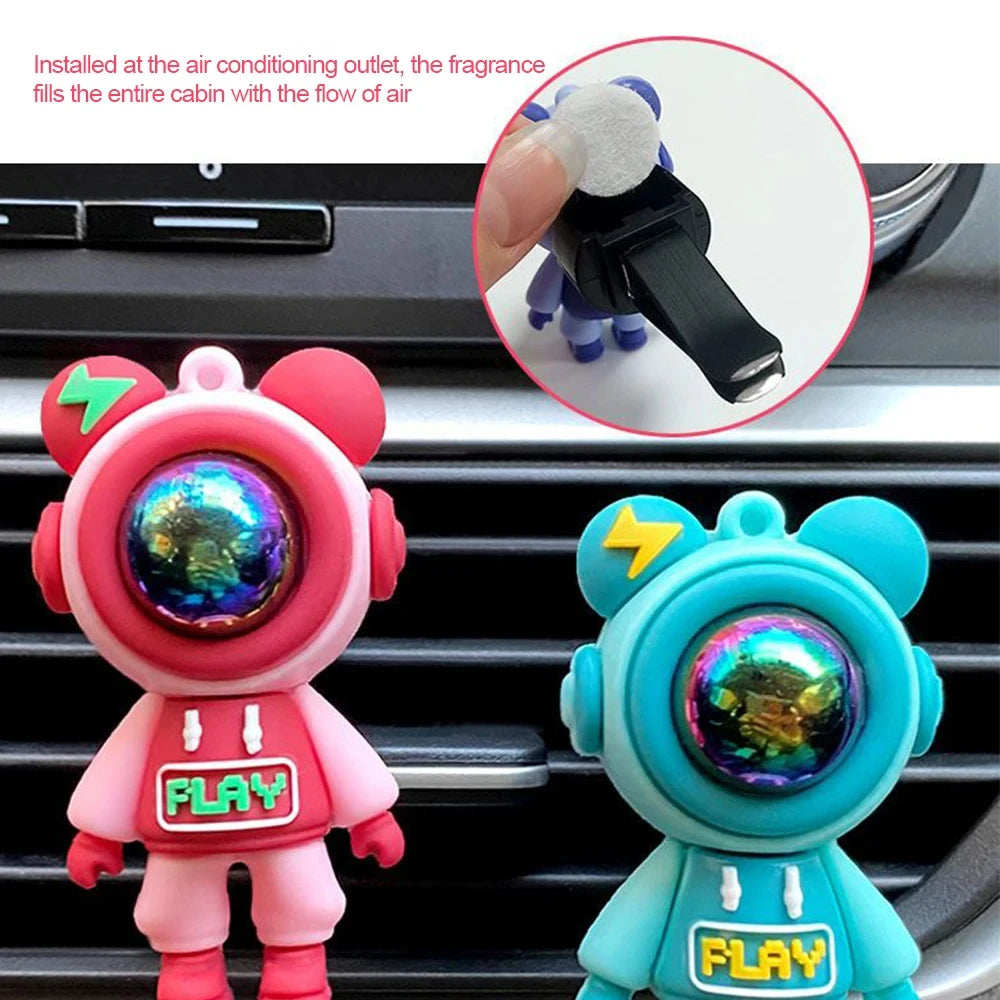 Car Air Outlet Perfume Clip Cartoon