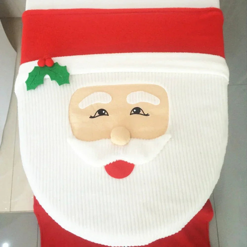 Christmas Toilet Seat Covers Creative Santa Claus