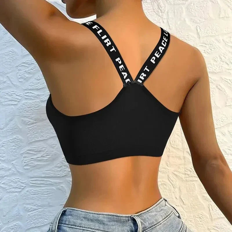 Letter strap back underwear women