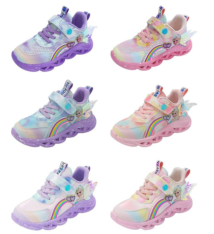 Disney Girls' Casual Shoes Led Lights Size 22-37