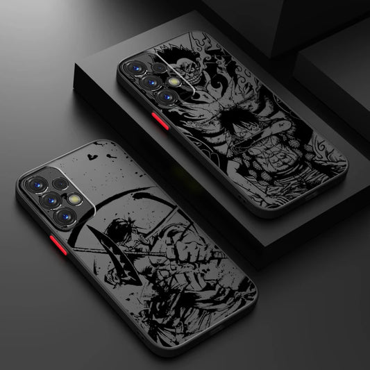 Anime One Piece Fashion Cool Frosted Translucent For Samsung