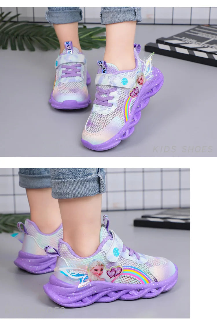 Disney Girls' Casual Shoes Led Lights Size 22-37