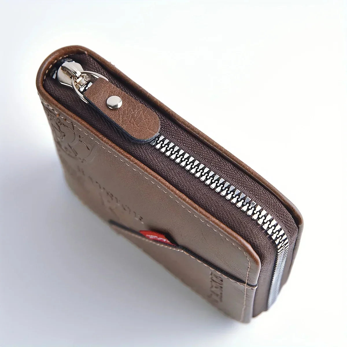 Short Male Card Holder Wallets Zipper