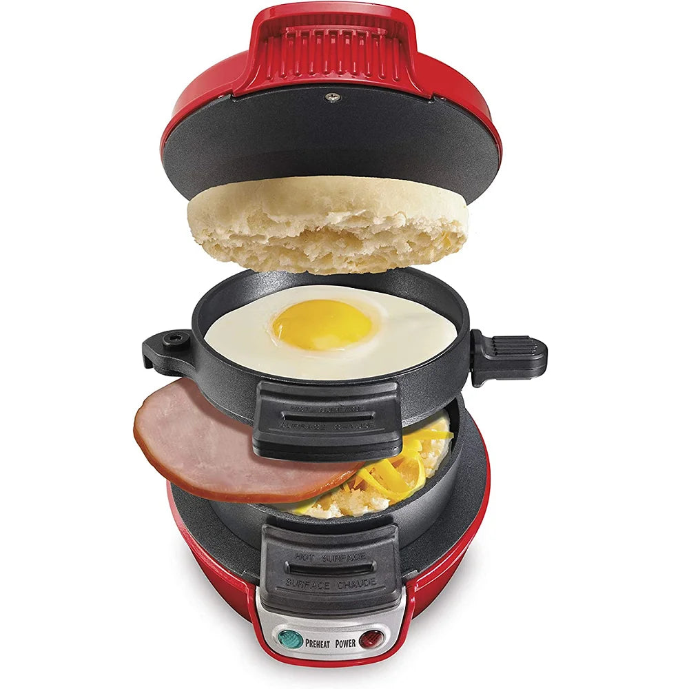 Sandwichera De Desayuno Doble 1200w