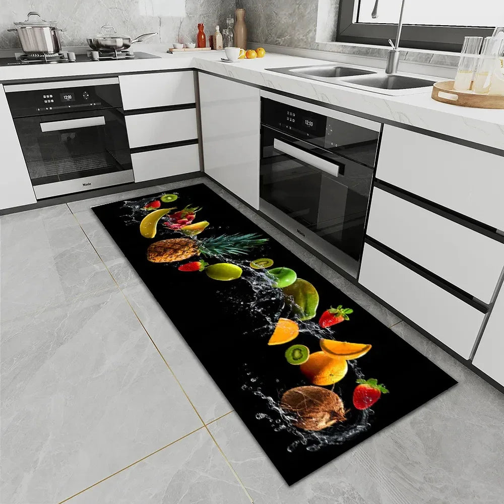 Kitchen Rug Durable Home Entrance Doormat High-end Kitchen Mats for Floor Waterproof House Hold Washable Non-slip Large Carpet