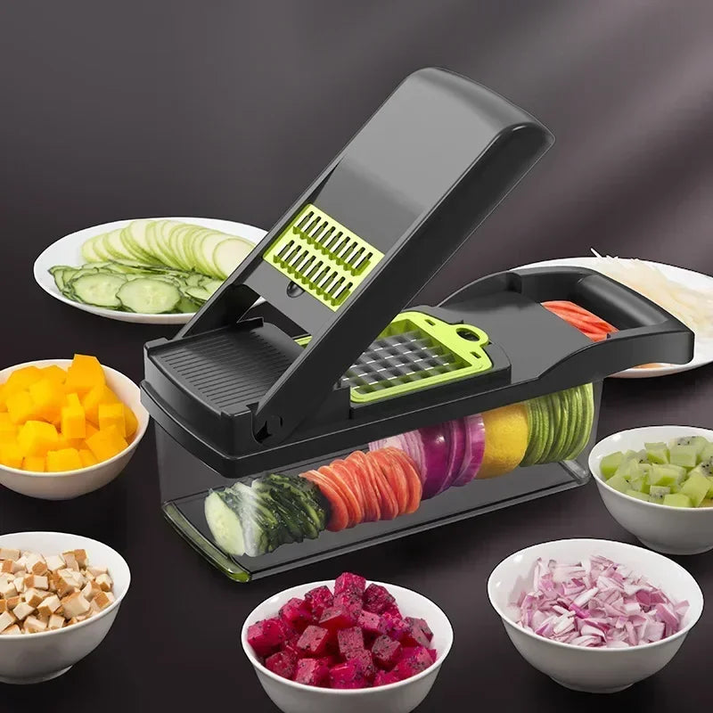 14/16 in 1 Multifunctional Vegetable Chopper Slicer