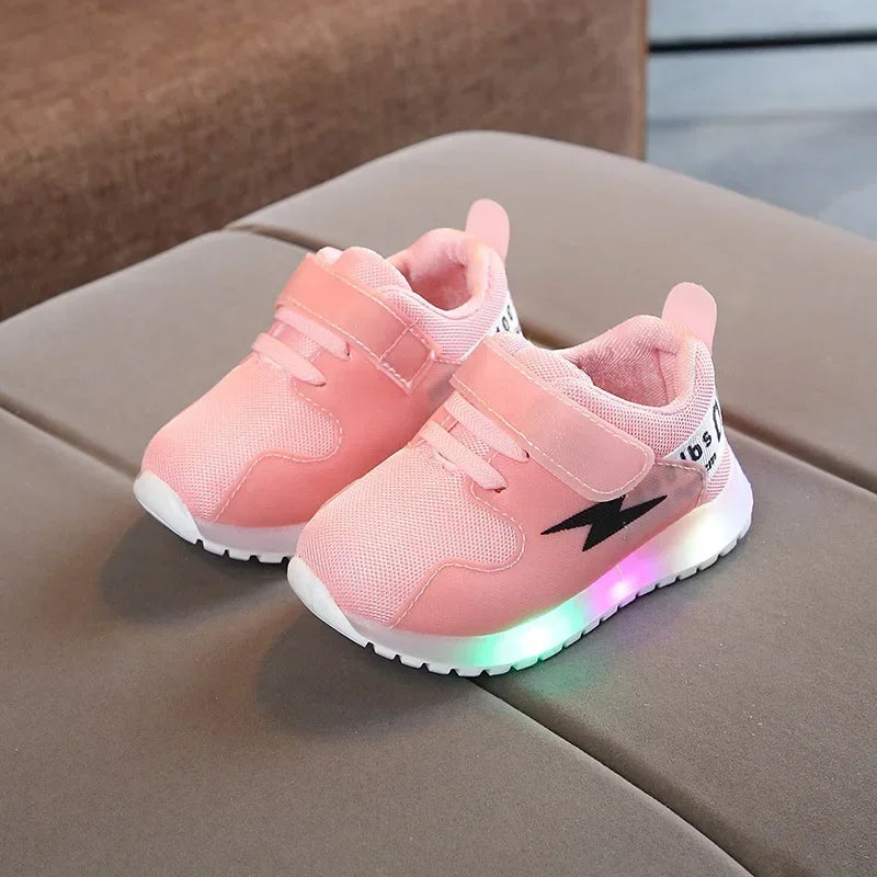 Shoes kids Baby Girls, boys Toddler Shoes with Light Up Luminous