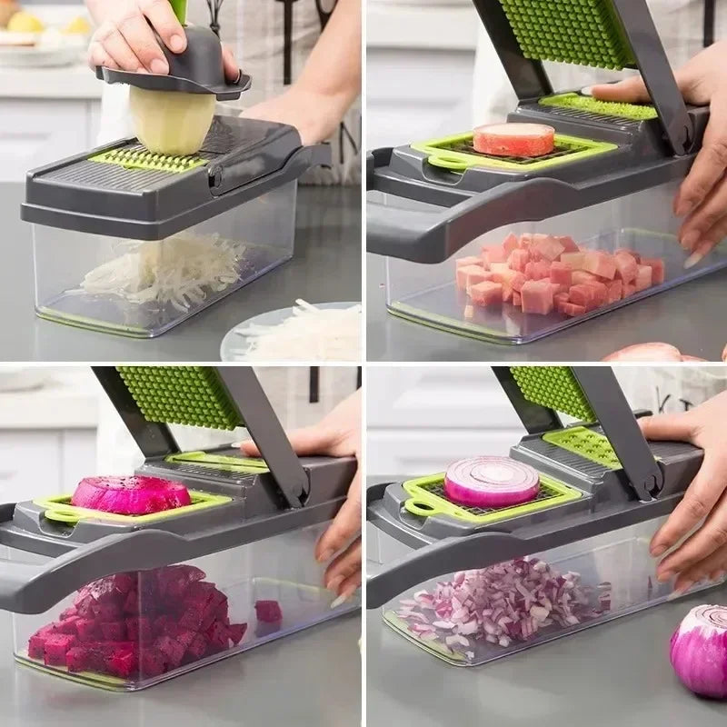 14/16 in 1 Multifunctional Vegetable Chopper Slicer