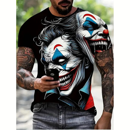 Casual Men's T-Shirts Spring Clothing Print