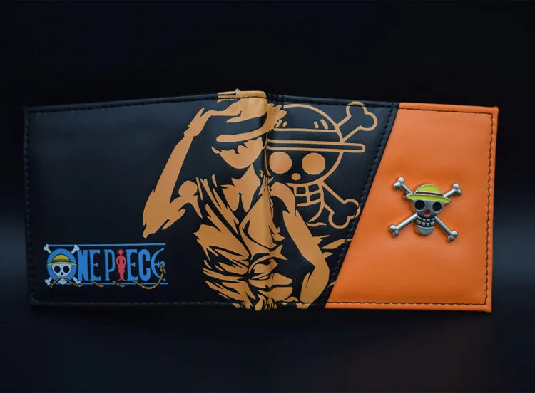 Cartera Plegable Figuras De Anime De Una Pieza Luffy