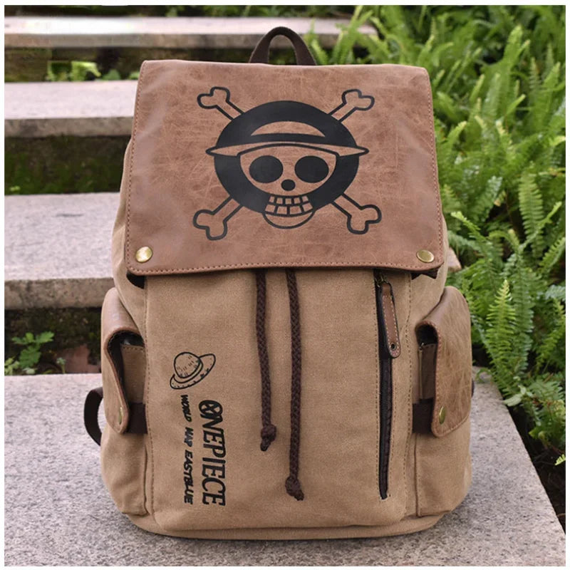 Mochila periférica de Naruto Anime de una pieza, bolso de hombro para estudiantes de escuela primaria y secundaria, bolso escolar de lona, ​​regalos