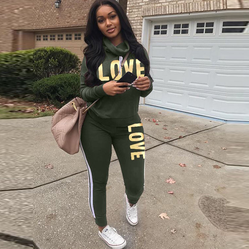 High neck tracksuit