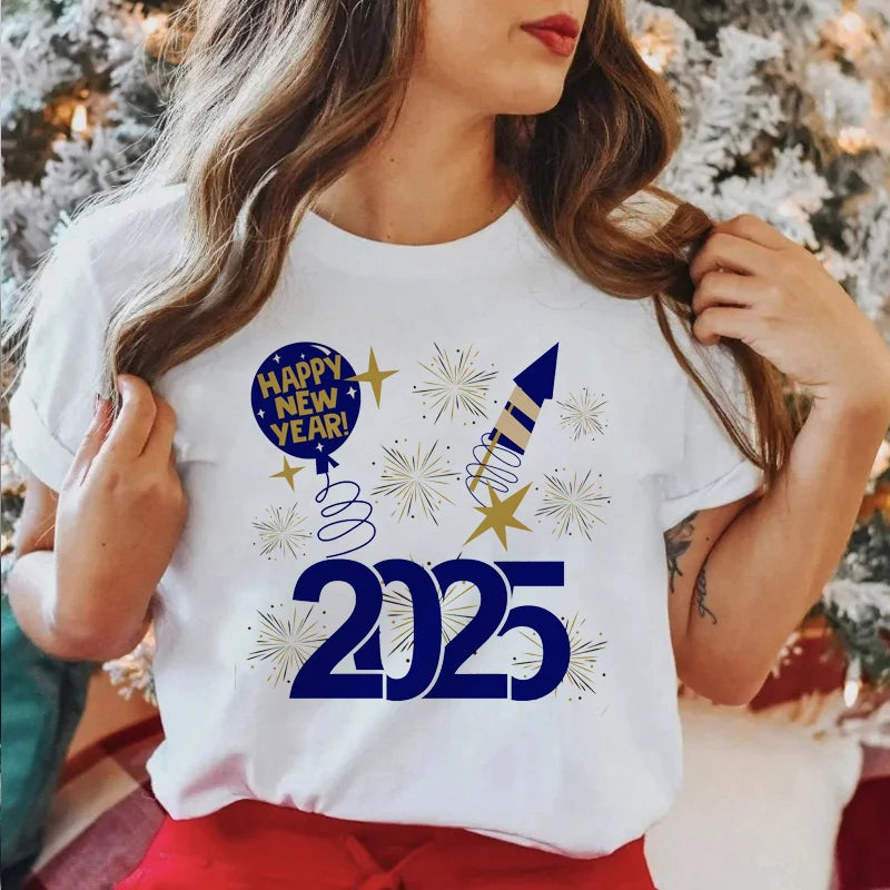 Hola 2025 Camisetas estampadas para mujer Moda