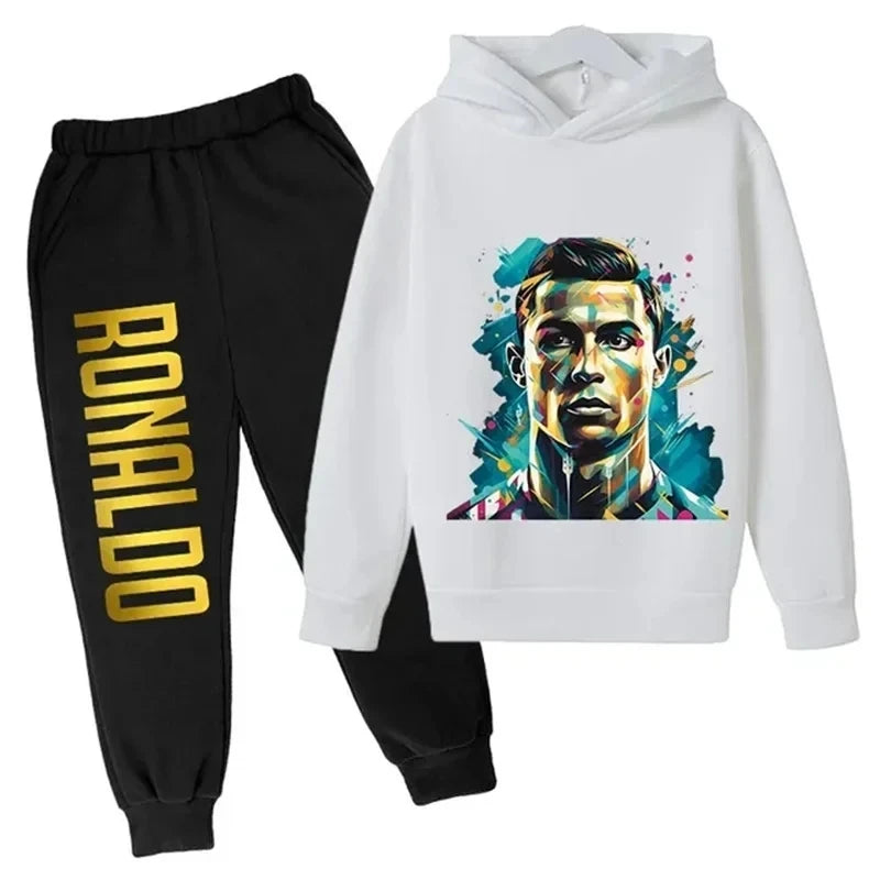 Conjunto infantil do melhor jogador do universo estampado CR7