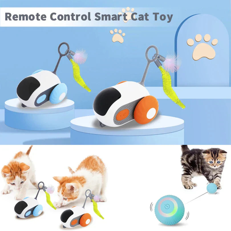 Smart Interactive Car Toy Automatic Moving Remote Mouse