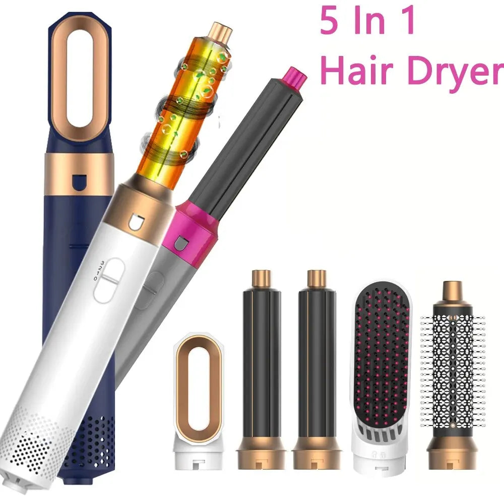 Professional Air Hair Styler 5 In 1 Low 1000W